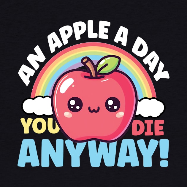 An Apple A Day You Die Anyway! by thingsandthings